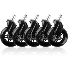 Paracon Rubber Casters - Schwarz